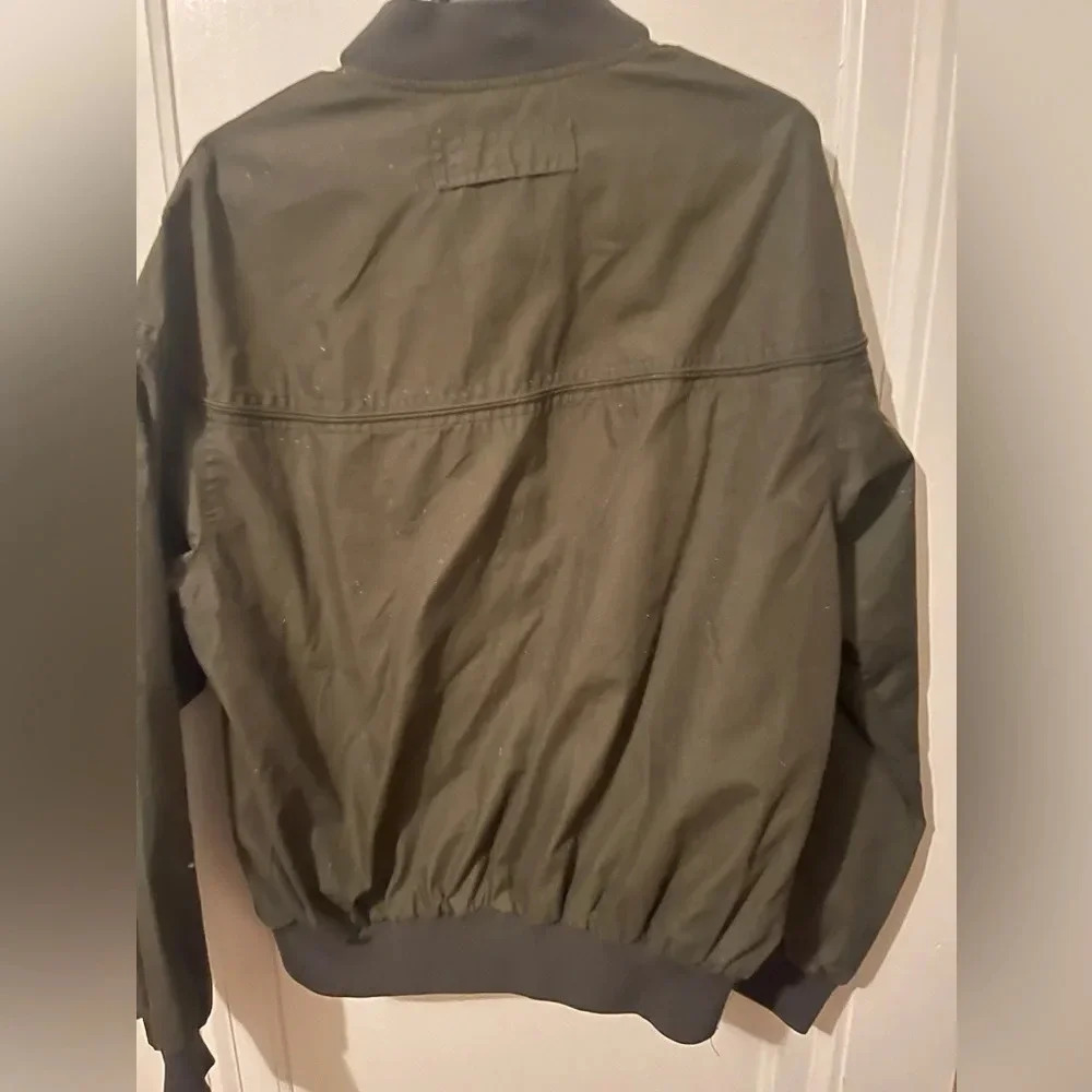 Original Windbreaker men's 80s/90s forest green jacket size medium - Picture 8 of 9